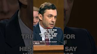 Trump pick for intelligence chief hesitates to say who won 2020 election