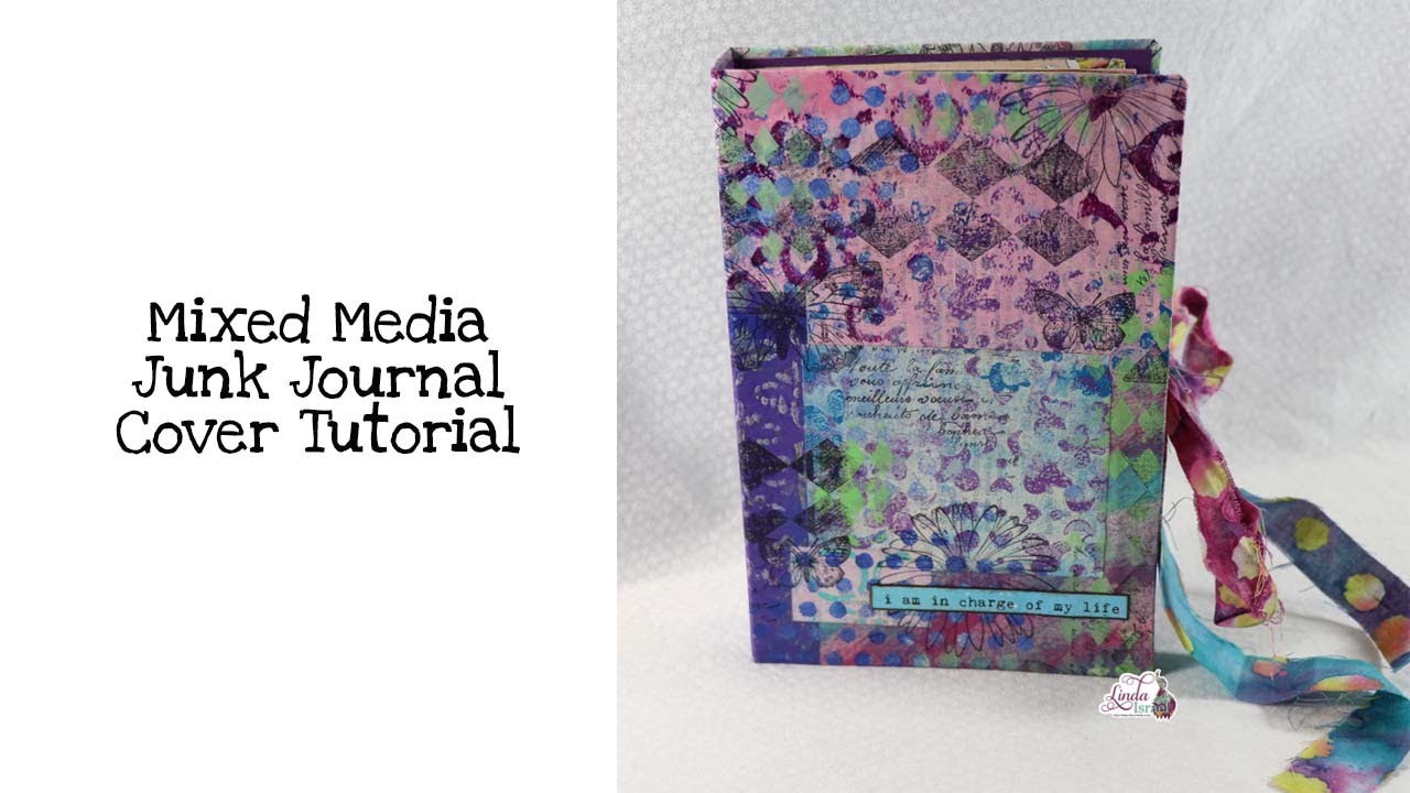 Mixed Media Junk Journal Cover Tutorial - YouTube