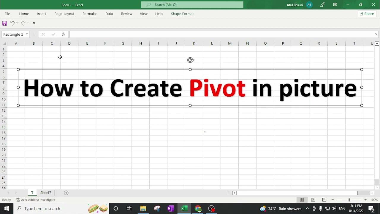 How to create pivot in picture youtube