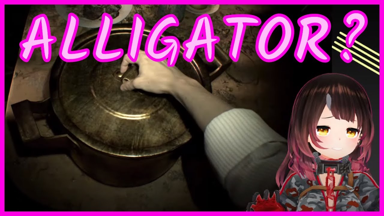 What is in the pot, was Roboco wondering. A decision she definitely won't regret. [Hololive, RE7]