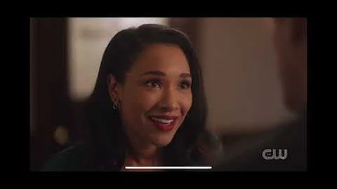 The Flash 5x20 Barry and Iris arguing