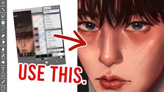 How I Paint SEMI REALISTIC SKIN in Ibispaint X by Fungzau 10,141 views 3 weeks ago 6 minutes, 14 seconds