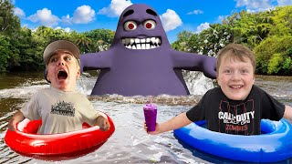 Don't Drink the Grimace Shake While Rafting on Vacation!