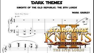 Dark Themes - Knights of the Old Republic The Sith Lords