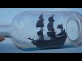 the Black Pearl Ship in Bottle Making
