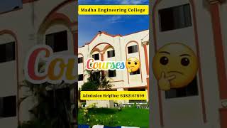 Madha Engineering College #chennai #engineeringcollege #engineeringstudent #education #admission