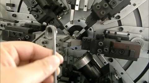 Vinston US CNC 12-420R Sample 29 - Wire Form - Camless Multi-Axis Spring Former