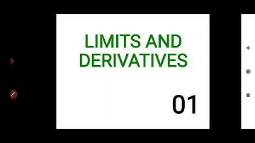 LIMITS AND DERIVATIVES -1 | FINANCE ACCOUNT ASSISTANT EXAM| JKSSB EXAM