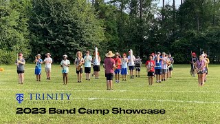 2023 Trinity Christian Marching Conquerors Band Camp Showcase