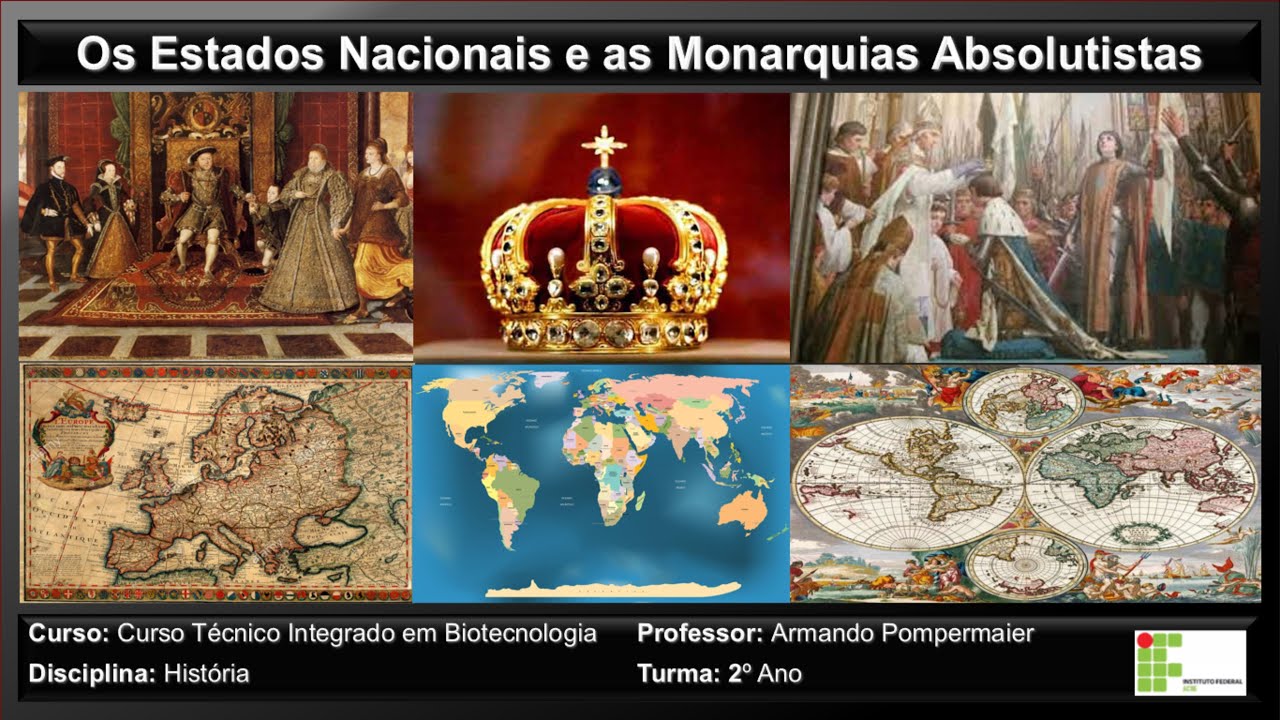 2º Ano, Videoaula 02 Os Estados Nacionais e as Monarquias Absolutistas ...