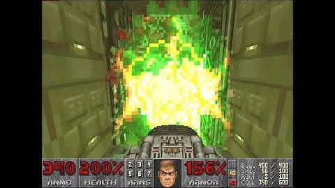 Doom 2 Running Late Level 5 UV with 97.32% in 16:42 (I