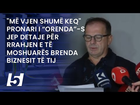 "Më vjen shumë keq" /Pronari i “Orenda” jep detaje për rrahjen e të moshuarës brenda biznesit të tij