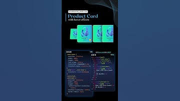 Product Card Pure CSS...❤️ | #codewith_muhilan #css #coding