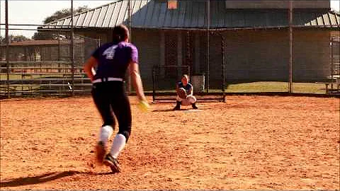 Courtney Riddle Softball Skills video