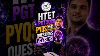 HTET Level 3 Physics PYQ 🔥 | HTET PGT Physics Question | Haryana TET 2026 #shorts