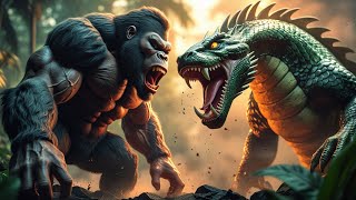 King Kong vs Snake  fight must watch 