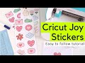 How to make cricut joy stickers