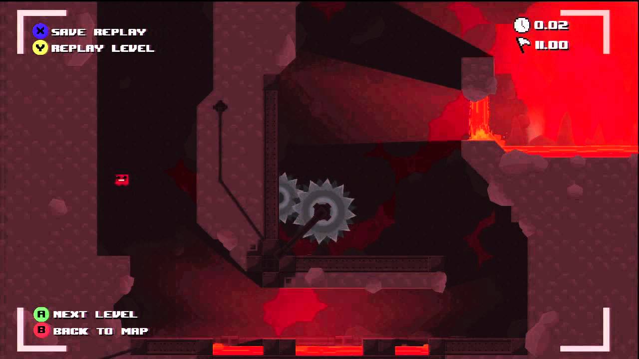 Super Meat Boy Hell Level 1 A+ Walkthrough YouTube