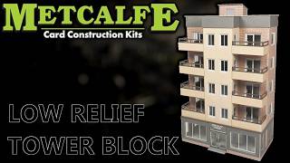 Metcalfe Model Kits - Low Relief Tower Block