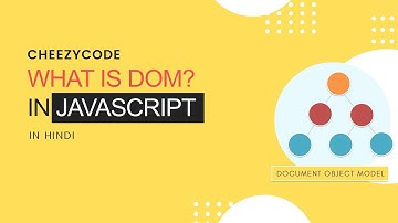 JavaScript DOM Introduction Tutorial in Hindi | Document Object Model CheezyCode | #34