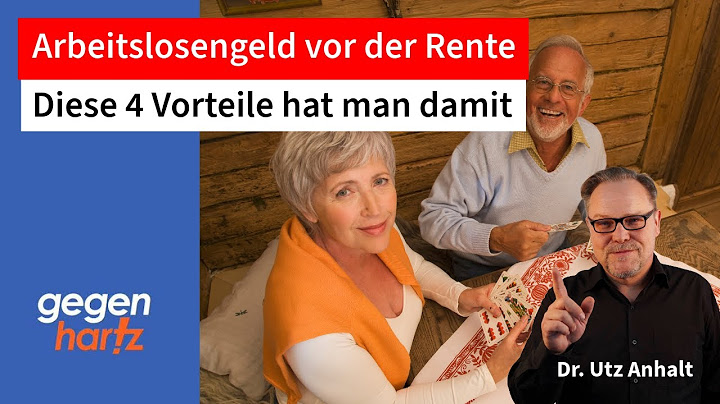 Arbeitslosengeld vor der Rente hat 4 Vorteile