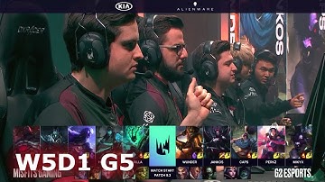 Misfits vs G2 eSports | Week 5 Day 1 of S9 LEC Spring 2019 | MSF vs G2 W5D1