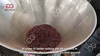 100-500 kg/hour Cocoa Powder Production Line