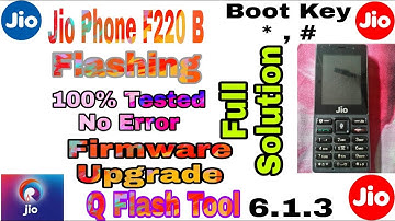 #JioF220B#Flashing#HangOnlogo | How To Flash Jio F220B Full Process Tutorial | By #TechHz