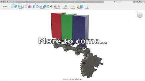 A 3D Printable Electro Mechanical Billboard, Cad Animation.