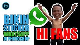 Cara bikin sticker whatsapp di Photoshop