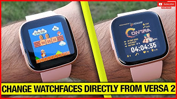 Change watchfaces directly from Fitbit Sense, Versa 3 & 2!
