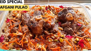 Eid Special Recipe Kabuli / Afghani Pulao Step by step In Urdu .