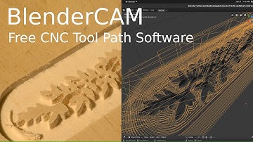 Using BlenderCAM to make free gcode and milling it in my 3018 Pro CNC machine with a 1mm end mill
