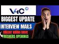 V4C.AI Hiring &amp; Interviews | Interview Mails | V4C. Direct Interview Questions Out