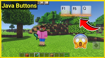 F5,F1 And Q Buttons For Minecraft PE   f5 button for minecraft pe   Java Buttons   in Hindi   2021