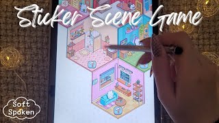 ASMR | Playing a Cozy Sticker Game 😌✨️ | Soft Spoken, Lofi ASMR screenshot 1