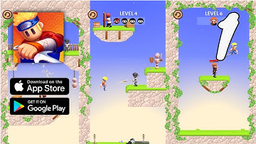 Kunai Master: Ninja Assassin Gameplay Walkthrough Part 1 - Level 1 ~ 20 (Android, IOS)