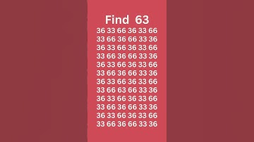 can you find 63 in 5 seconds? #wordpuzzlegame #game #mathematics #mindbendingquiz #puzzle