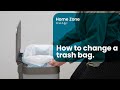 How to insert your trash bag with home zone living