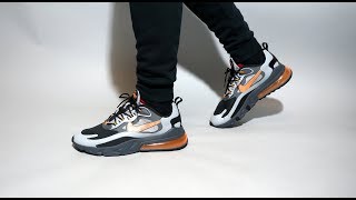 nike air max 270 react winter on feet