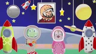 День космонавтики | Уроки от Пинги и Кроки | УЧИМ ЦВЕТА | # 25 День космонавтики | Уроки от Пинги и Кроки | УЧИМ ЦВЕТА | # 25
