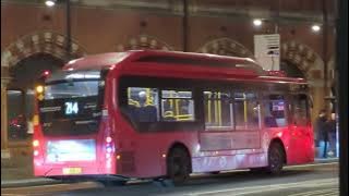 Here is the 214 bus in Kings Cross Saturday 21 December 2024