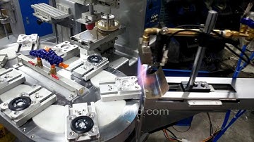 Pad Printing Machine with Flame Treatment