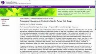Inspired CSS: Styling for a Beautiful Web, Sample Clip 2