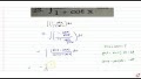 `int (1-cot x)/(1+cot x) dx`