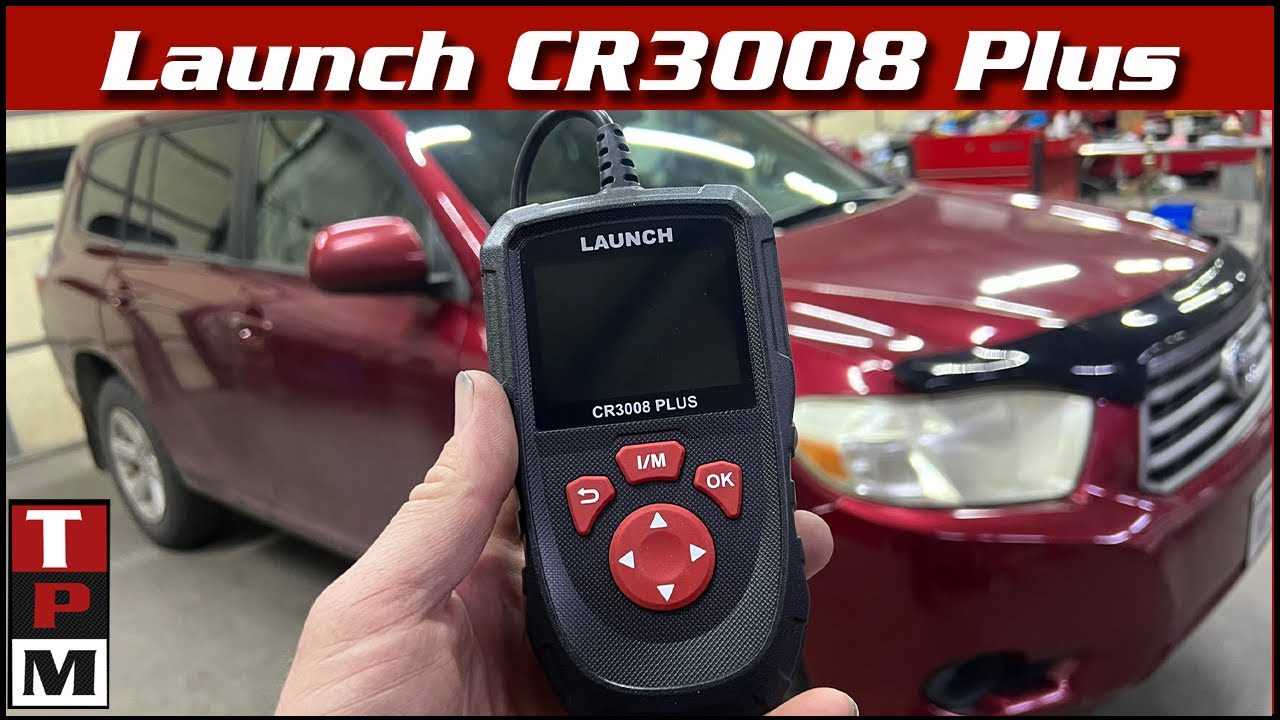 Launch Creader CR3008 Plus Generic scan tool YouTube