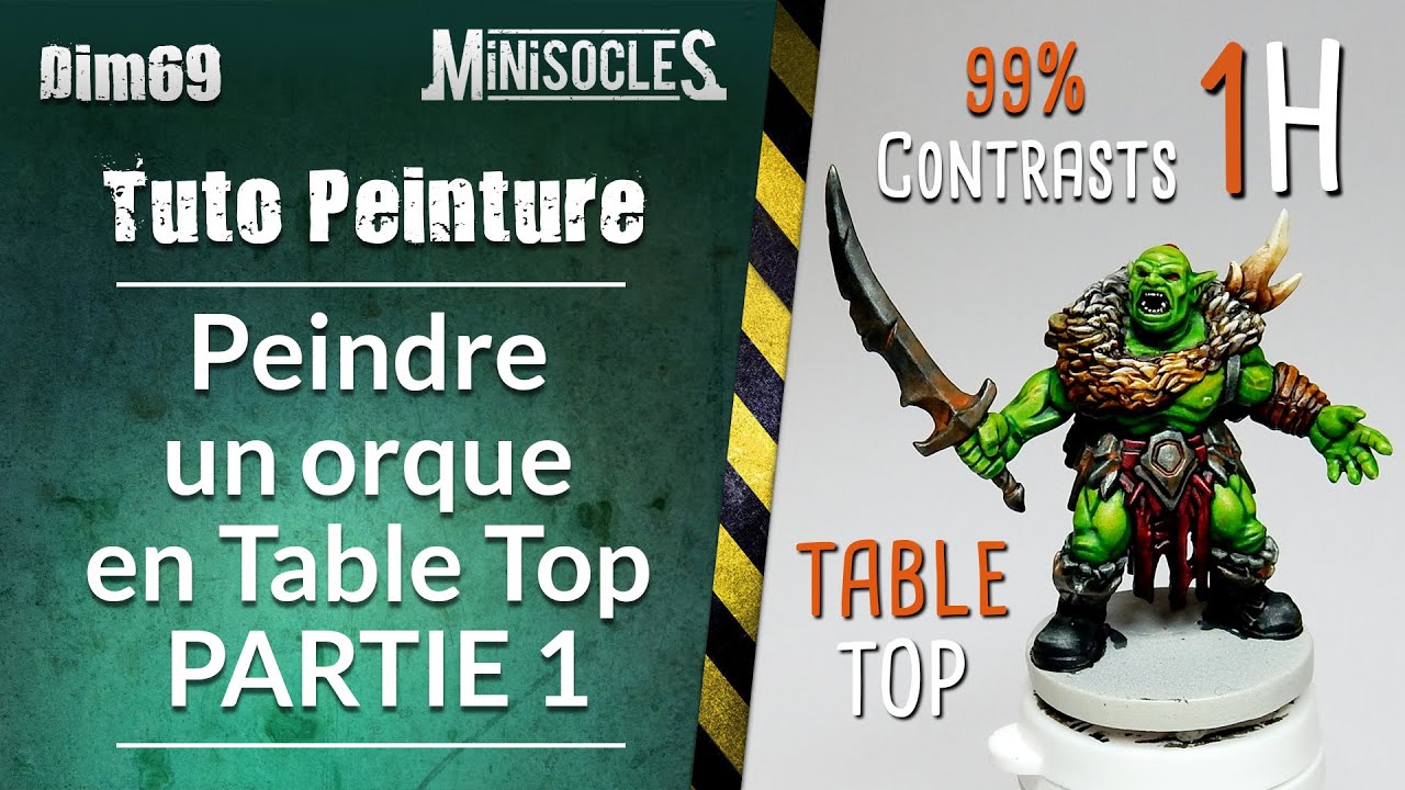 Peinture sur figurines [TUTO] : Peindre un orque en Table Top avec les  peintures CITADEL Contrasts 