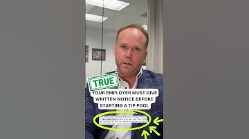 Tip Pooling in the Restaurant Industry: True or False #restaurantworkers