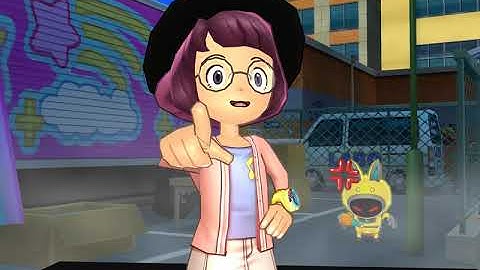 Yo-kai watch 3 (60 FPS patch) Invader Mode! Cutscene