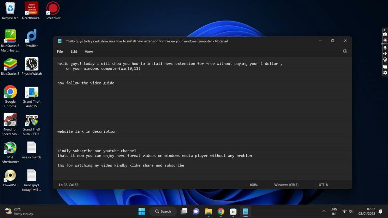 How to download and install hevc extension for free on windows 10 11